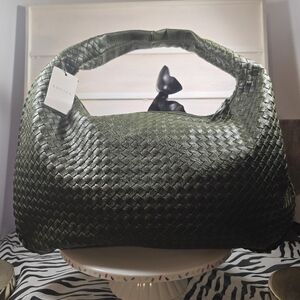 Edyisa Green Woven Women's Bag